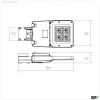 LED Street Light GR30, 4000K, IP66, mit Aufnahme f?r Ausleger DN45
