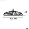 LED Hallenleuchte TOQ 85?C, 120W, 4000K, IP65