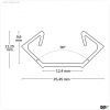 LED Eckprofil CORNER11n Aluminium wei? RAL9010, 200cm