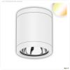 LED Deckenaufbaustrahler IP65, wei?, 10W, ColorSwitch 3000|4000|5000K, dimmbar