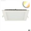 LED Downlight, 24W, eckig ultraflach wei, 300x300mm, ColorSwitch 3000|3500|4000K, dimmbar