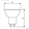 Philips, Leuchtmittel, MASTER VALUE LEDspot MV, GU10, 230 V/AC, DIM, 2700 K, 60 Grad, 3.7 W, IP 20