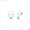 LINK TRACK ADAPTOR ON-OFF WH