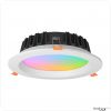 NewLux LED Downlight RGB+CCT, D230, 25W