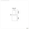 H?ngeleuchte ORACLE Slim quadratisch 50x50, schwarz, 3000K