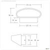Wandaufbauleuchte, Acamar, 6,5 W, DIM, 3000 K, Silber, 220-240 V/AC, 50 / 60 Hz, IP 20