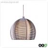 Filo Ball, Pendelleuchte, Metall, silberfarben 40,00 W dimmbar, IP20, 230V,