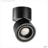 Deckenaufbauleuchte, Uni 2 Mini, Tilt, 11,3 W, DIM, 2700 K, Schwarz, 220-240 V/AC, 50 / 60 Hz, IP 20