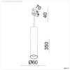 3-Phasen-Pendelleuchte, Can 350, 1x max. 7,5 W, GU10, Schwarz, 220-240 V/AC, 50 / 60 Hz, IP 20