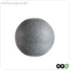 Kugelleuchte Granit 30, Stehleuchte, Polyresin, grau, Granitoptik, 23,00 W dimmbar, IP65/IP44, 230V,