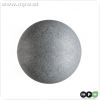 Kugelleuchte Granit 50, Stehleuchte, Polyresin, grau, Granitoptik, 23,00 W dimmbar, IP65/IP44, 230V,