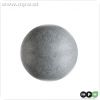 Kugelleuchte Granit 40, Stehleuchte, Polyresin, grau, Granitoptik, 23,00 W dimmbar, IP65/IP44, 230V,