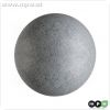 Kugelleuchte Granit 60, Stehleuchte, Polyresin, grau, Granitoptik, 23,00 W dimmbar, IP65/IP44, 230V,
