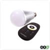 LED E27 RF White,  Alu., Silber-matt, 6 W, 2700-6000K, dimmb., 230V, 120 mm