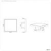 Deko-Light, Steuerung RF, RF-smart, Wandfernbedienung, wei?, 230V, 4 Zonen, Single/CCT/RGB/W/+CCT, D