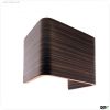 Abdeckung Crateris I Holz Grau Braun, Holz, Braun, lackiert, IP20, 125mm