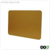 Seitenabdeckung Gold fr Serie Nihal, Metall, Gold-matt IP20 130mm