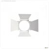 Mechanisches Systemzubeh?r, Torblende f?r Lucea 6/10 Wei?, H?he: 54 mm, Durchmesser: 182 mm