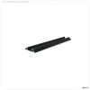 Profil, Unterbau-Profil flach AM-01-10, 2m, Schwarz, Aluminium, Matt, Eloxiert, L?nge: 2000 mm, Brei