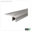 Treppenstufen-Profil AL-02-10, Profil, Alu, Silber-matt, eloxiert 1000mm