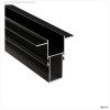 Profil, Combo Fassade Trafoprofil mit Fl?gel, 3mm, 1m schwarz, Aluminium, L?nge: 1000 mm, Breite: 66