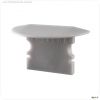 Profil Endkappe, Endkappe P-ET-02-10 Set 2 Stk, Grau, Kunststoff, L?nge: 25 mm, Breite: 16 mm, H?he: