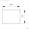 Profil Endkappe, Endkappe P-EL-03-12 Set 2 Stk, Grau, Kunststoff, L?nge: 18 mm, Breite: 14 mm, H?he:
