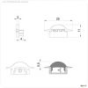 Profil Endkappe, Endkappe L-ET-01-10 Set 2 Stk, Wei?, Kunststoff, L?nge: 25 mm, Breite: 6 mm, H?he: