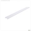 Profil Abdeckung, Abdeckung P-02-10 begehbar, 1m, milchig, Polycarbonat, Satiniert 40% Transmission,