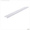 Profil Abdeckung, Abdeckung F-01-15, 2m, milchig, PMMA, Satiniert 40% Transmission, L?nge: 2000 mm,