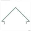 Profil Abdeckung, Abdeckung E-05-25, 3m, milchig, Polycarbonat, Satiniert 40% Transmission, L?nge: 3