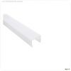 Profil Abdeckung, PLANO ES & BSH Abdeckung hoch opal, 2,5m, PMMA, Opal, L?nge: 2500 mm